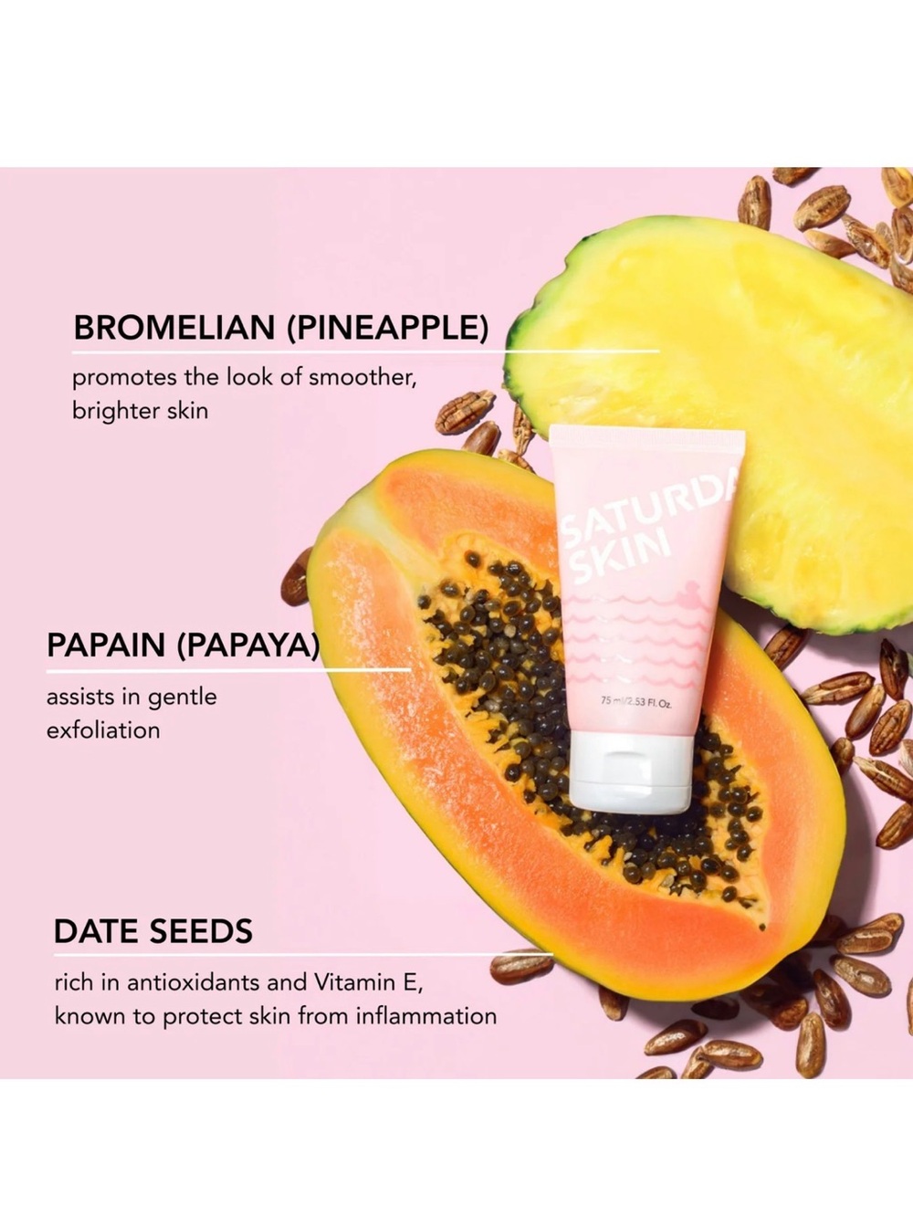 Saturday Skin Rub-A-Dub Refining Peel Gel - Pink - Picture 5 of 5